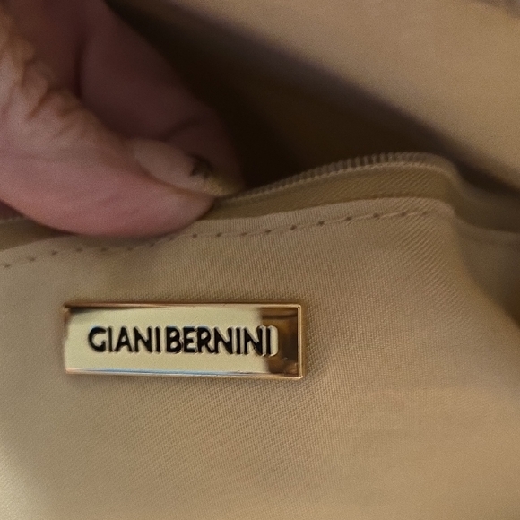 Giani Bernini Beige and Brown Floral Satchel - Picture 3 of 6